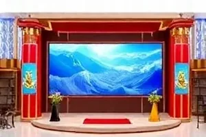 校门口一字排开的广告牌示意图